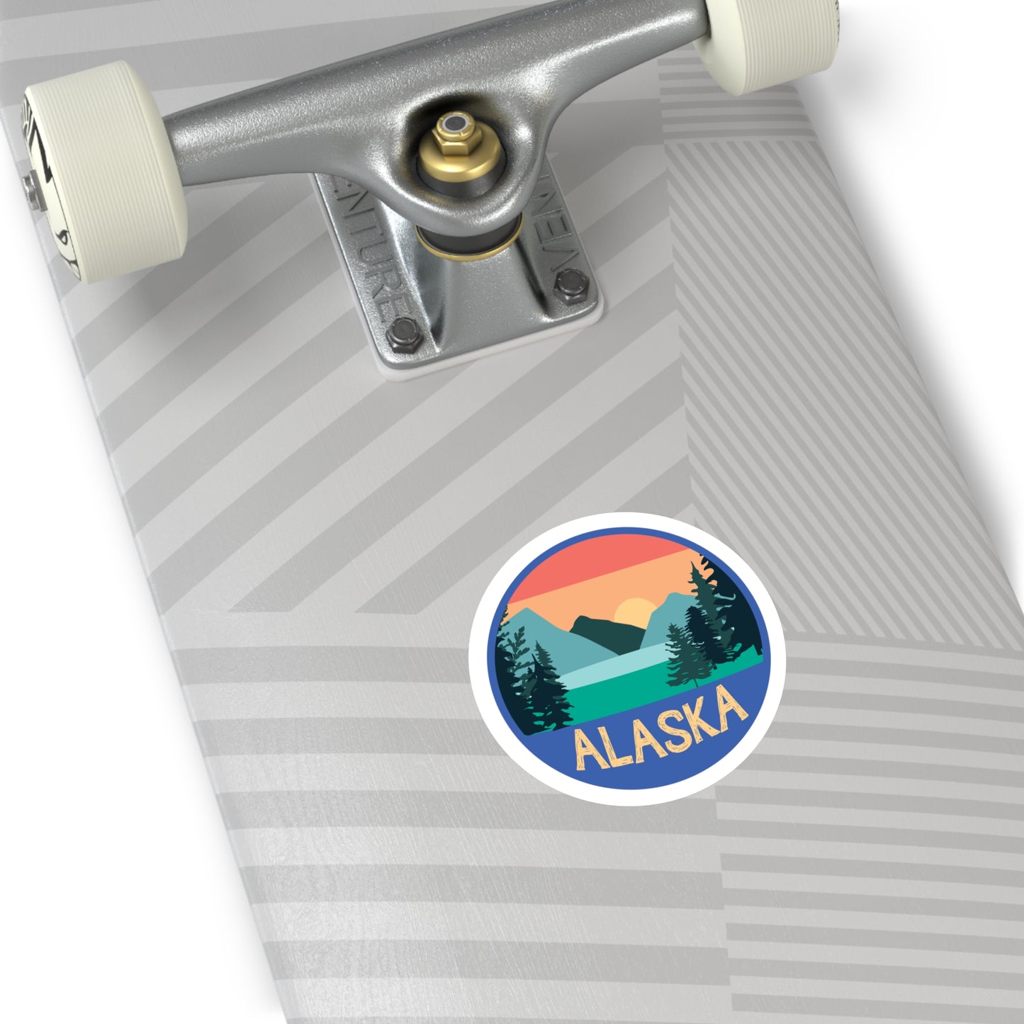 Alaska Lake Sticker