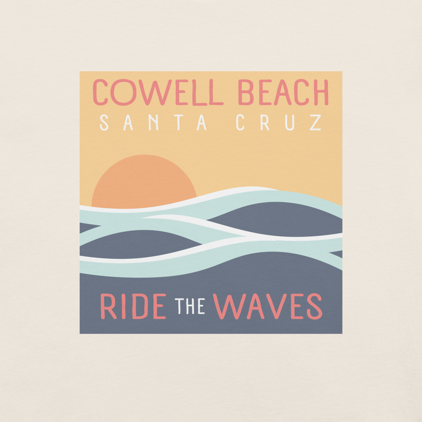 Cowell Beach Unisex Graphic Tee