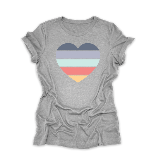 Sunset Heart Women's Relaxed T-Shirt