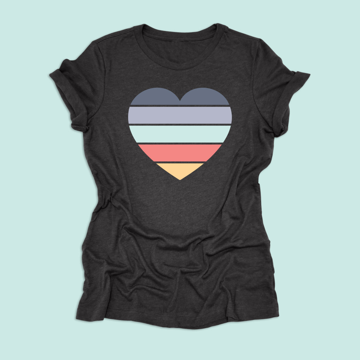 Sunset Heart Women's Relaxed T-Shirt