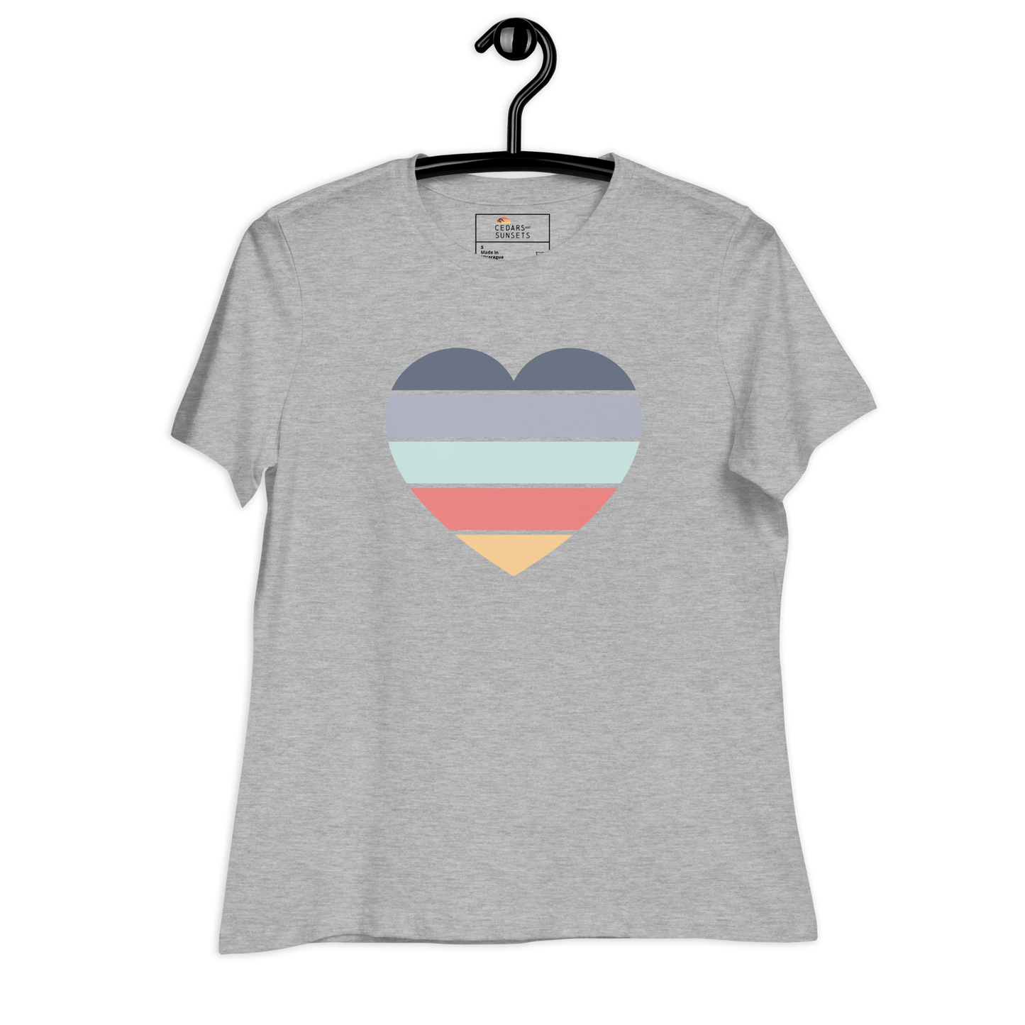 Sunset Heart Women's Relaxed T-Shirt