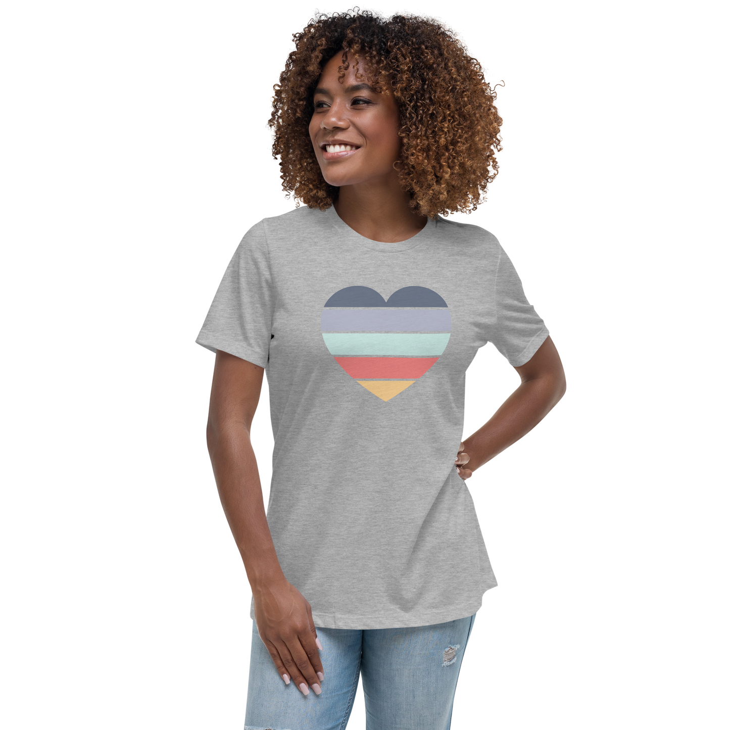 Sunset Heart Women's Relaxed T-Shirt