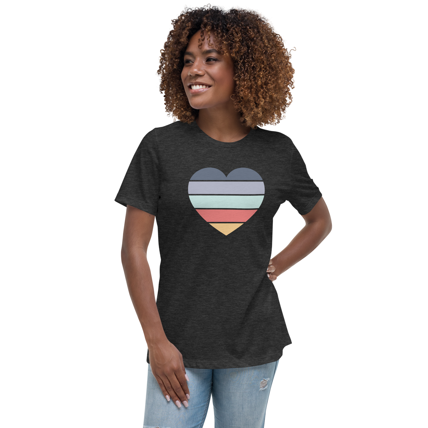 Sunset Heart Women's Relaxed T-Shirt