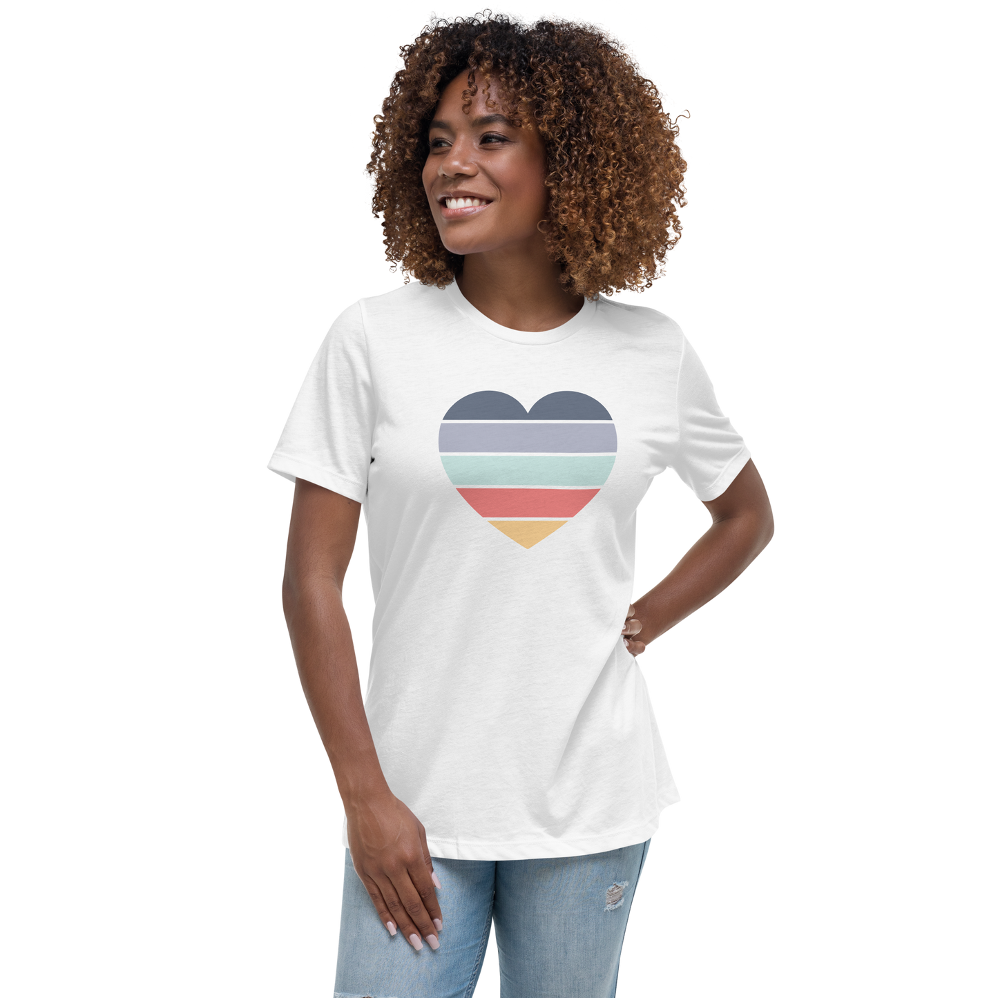 Sunset Heart Women's Relaxed T-Shirt