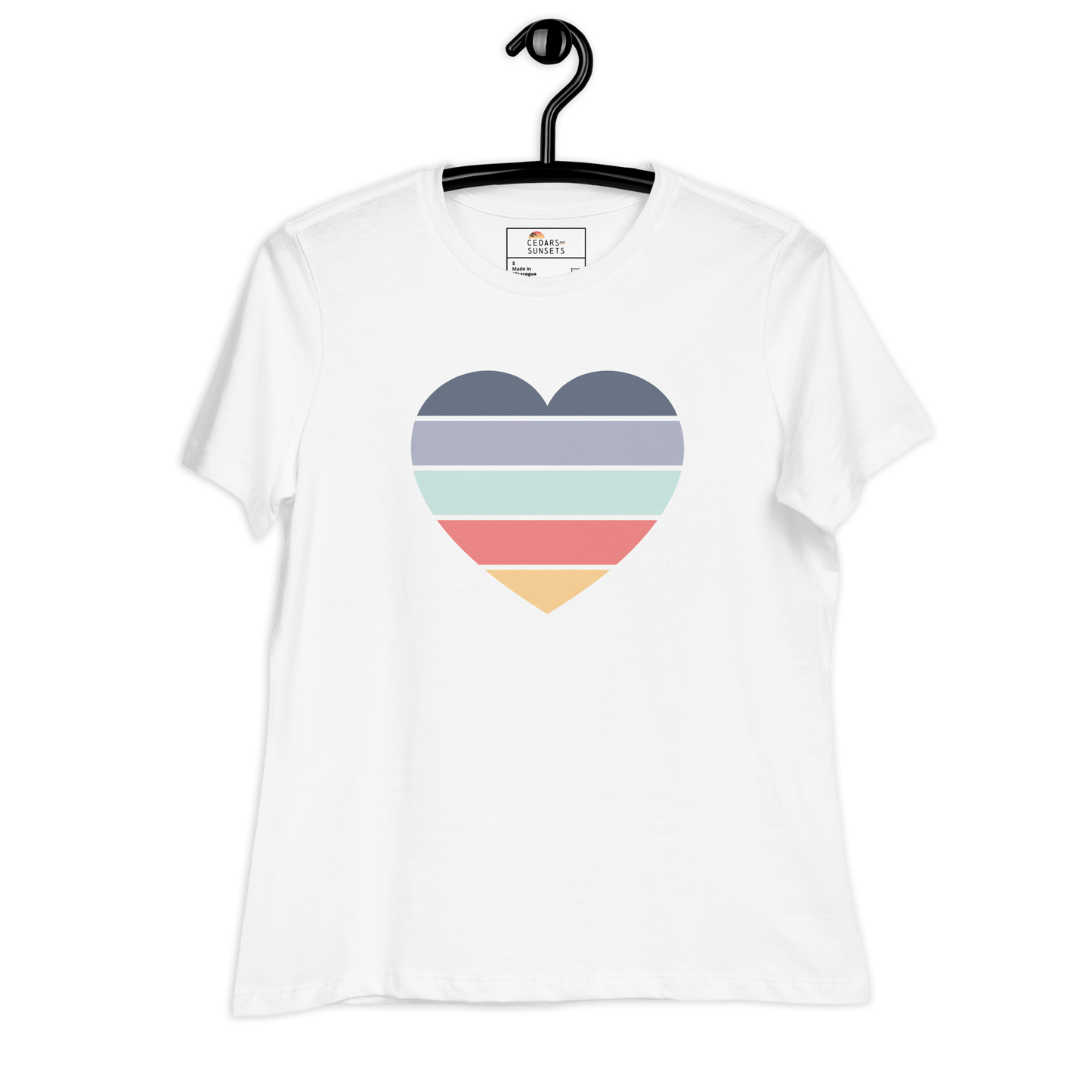 Sunset Heart Women's Relaxed T-Shirt